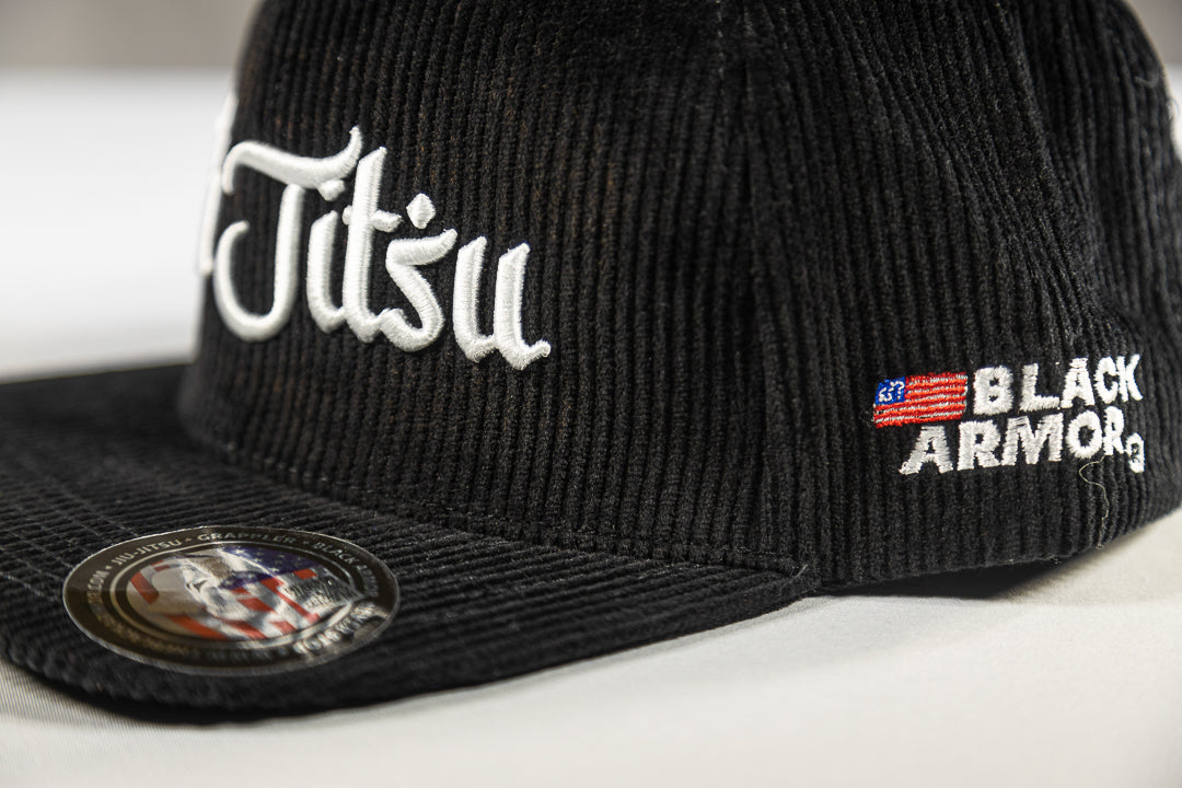 Hat Corduroy Black Jiu-jitsu