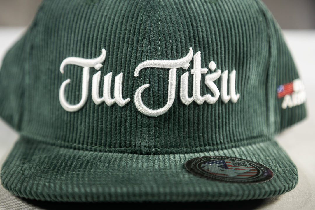 Jiu-jitsu con bordado verde - BA