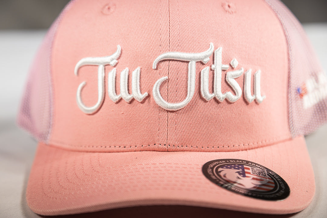 Pink Embroidery Jiu-jitsu - B.A.