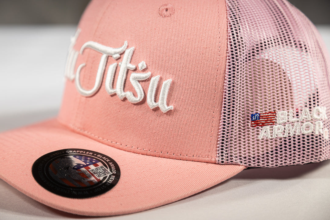 Pink Embroidery Jiu-jitsu - B.A.