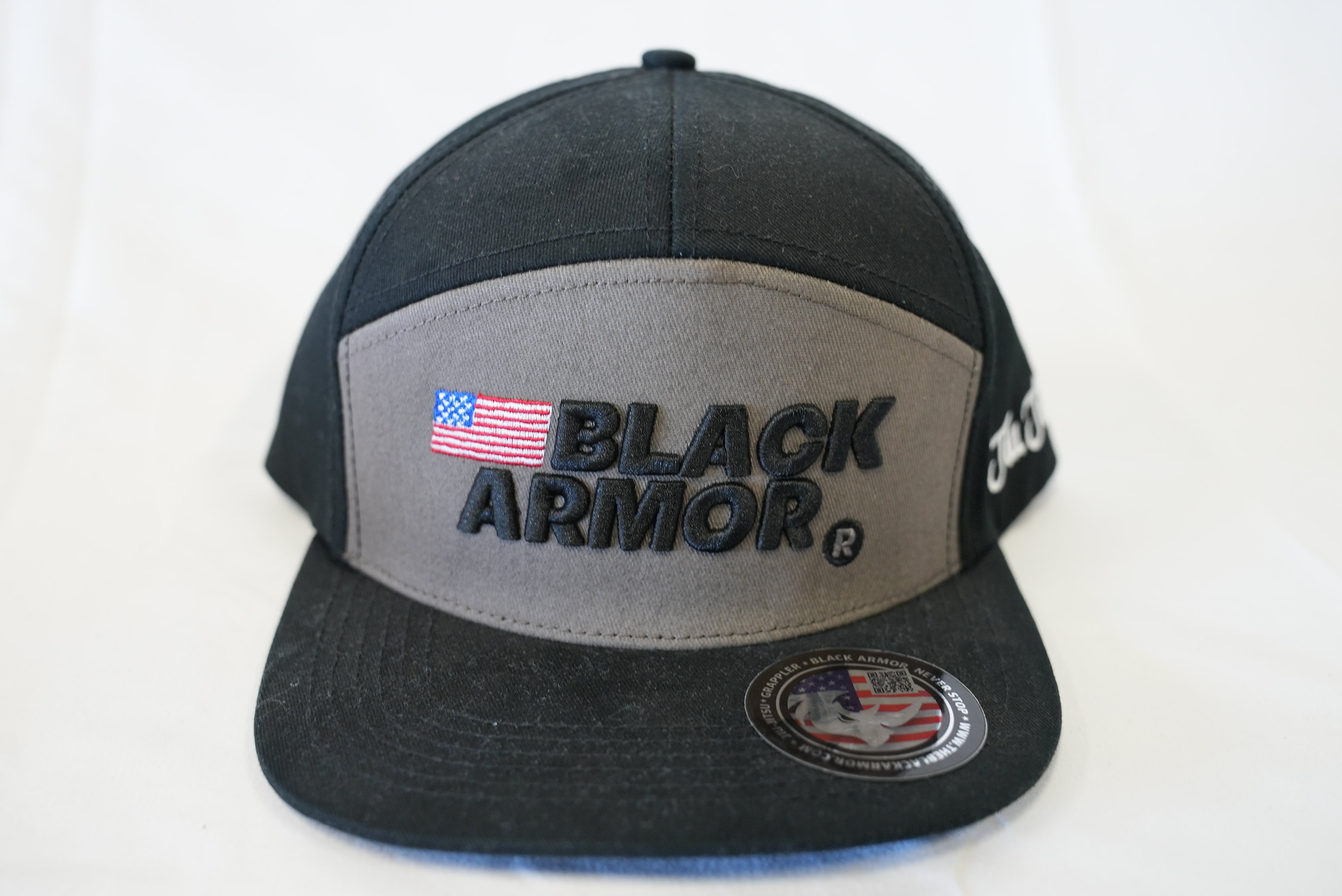 Black and Brown Embroidery Logo - B.A