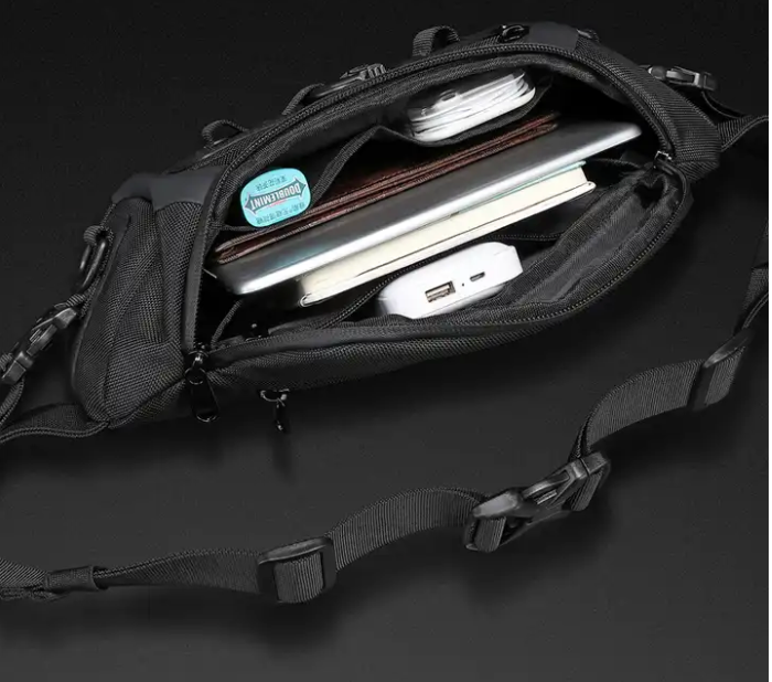 Fanny Pack Black Water Proof - Black Armor