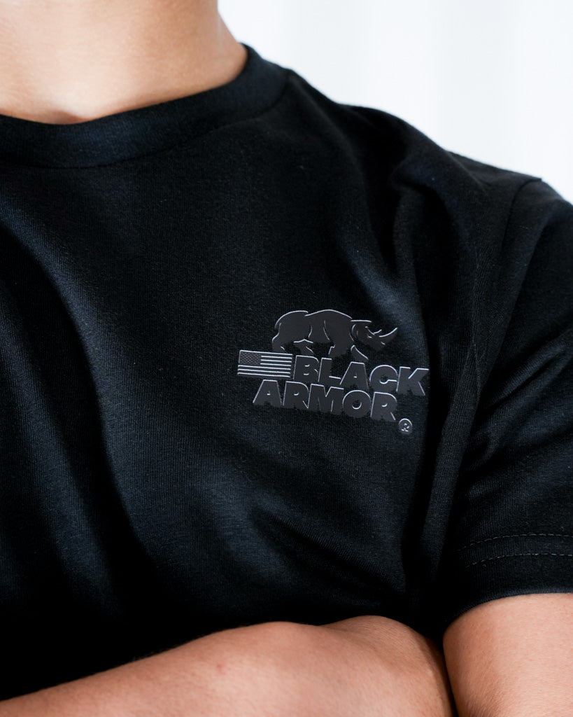 B.A JIU JITSU ALL BLACK  TEE