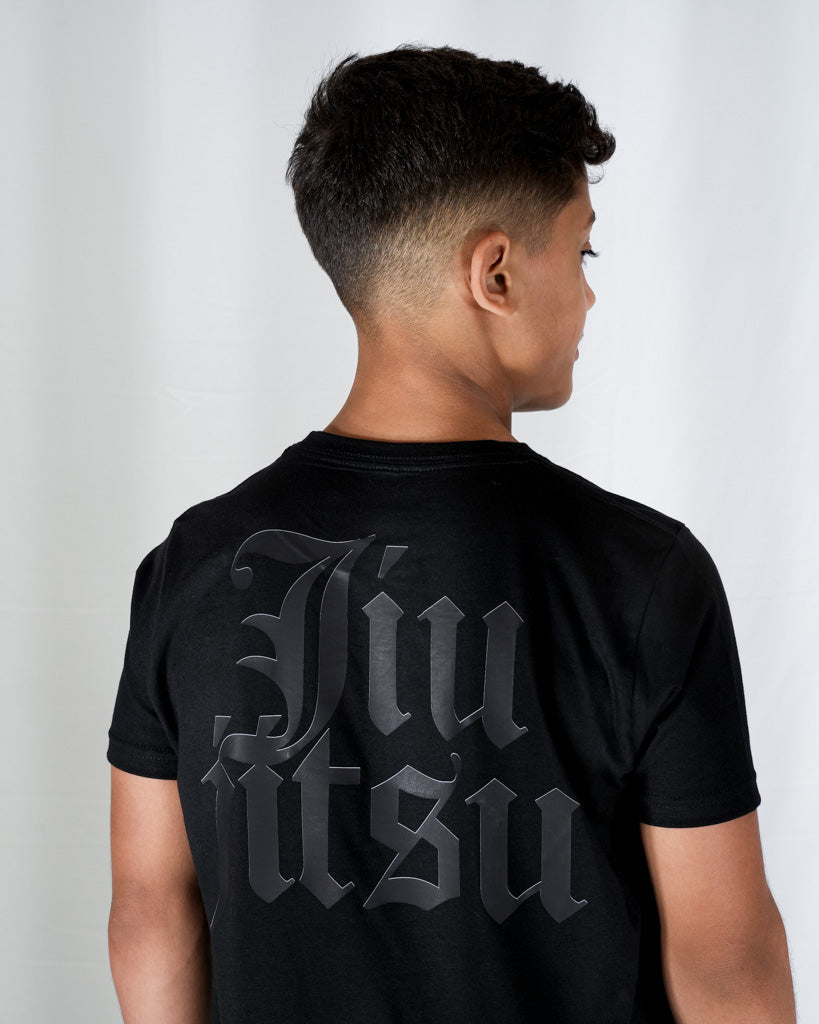 B.A JIU JITSU ALL BLACK  TEE