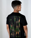 B.A Camo Flag Kids tee