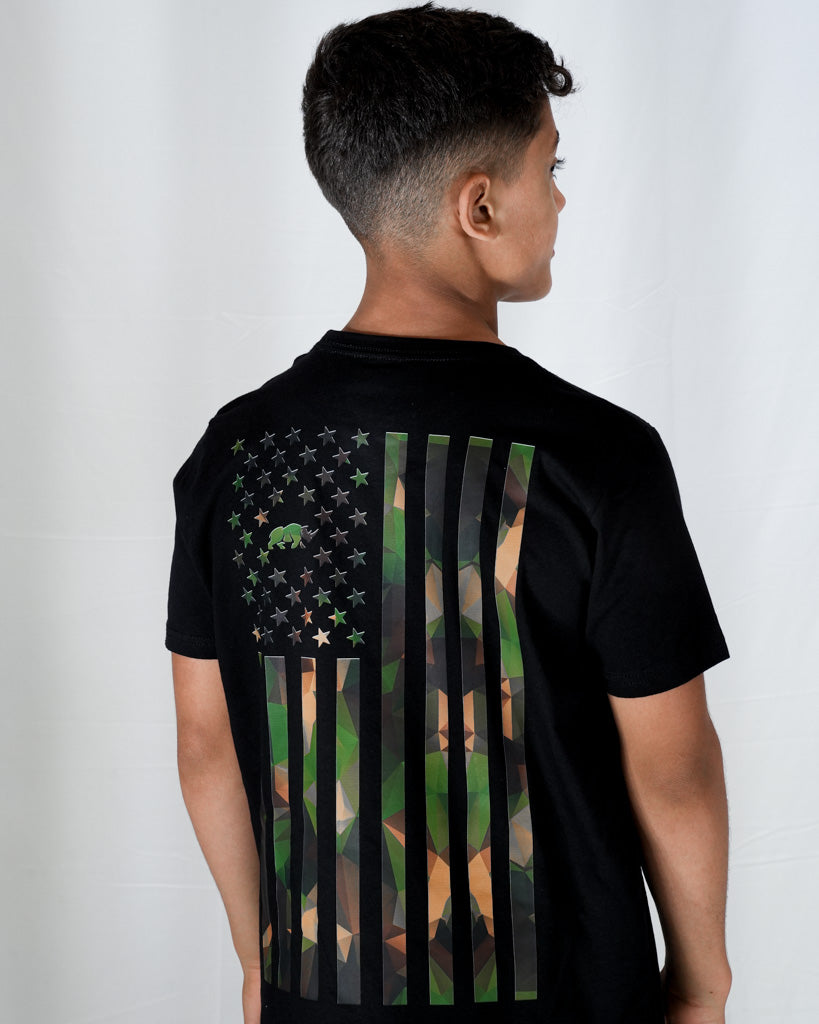 B.A Camo Flag Tee KIDS