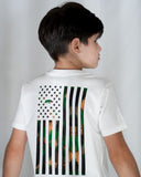 B.A Camo Flag Kids tee