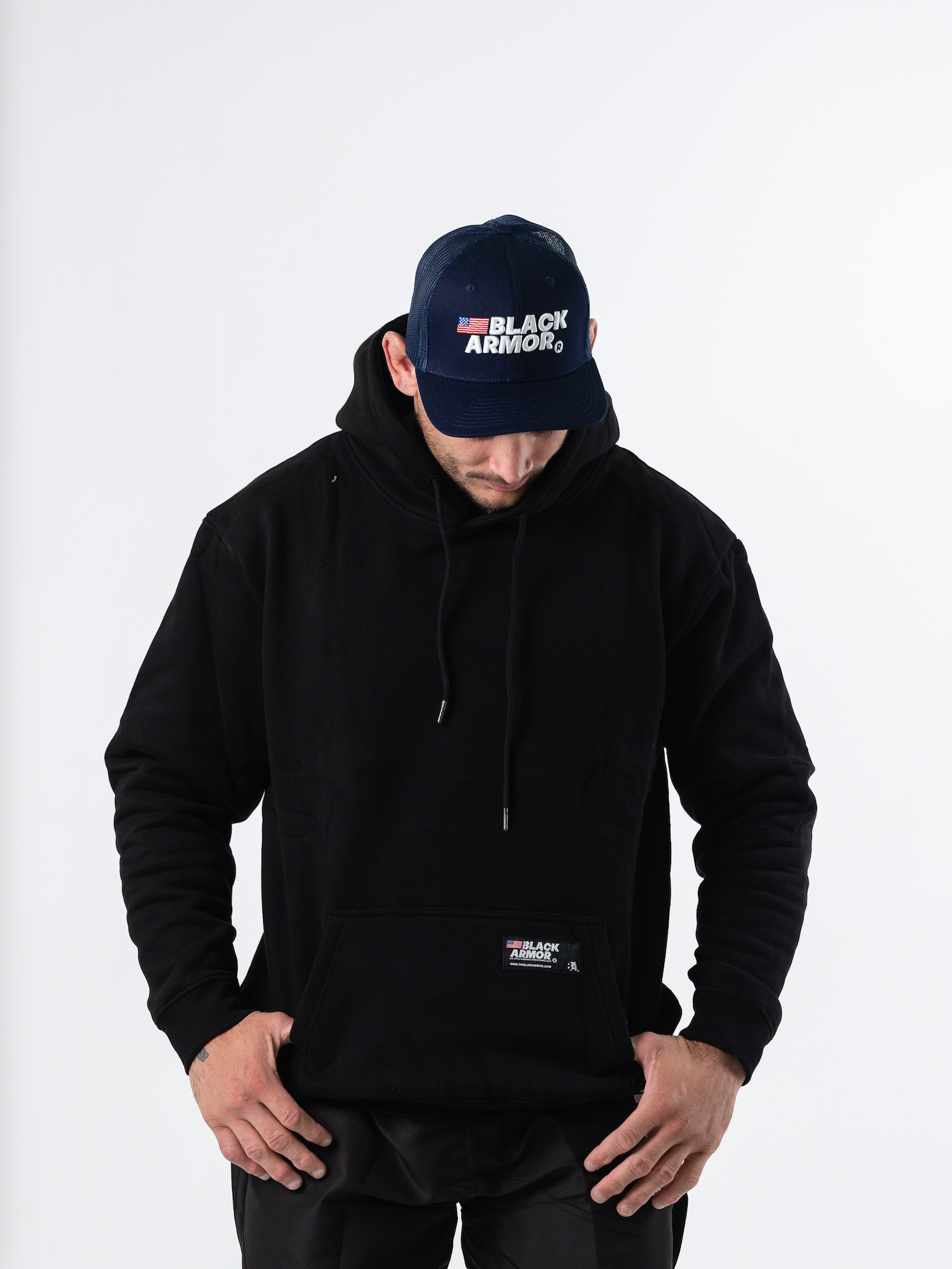 Hoodie Black and Cream Jiu-jitsu