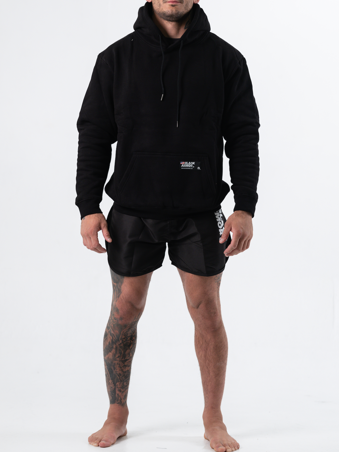 Hoodie Black and Cream Jiu-jitsu